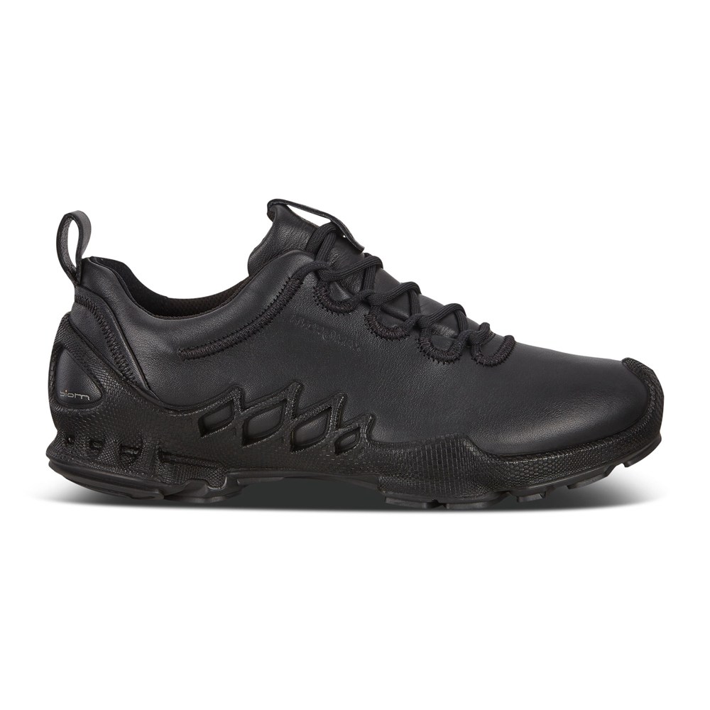 Womens Hiking Shoes - ECCO Biom Aex Low - Black - 5867PAKTJ